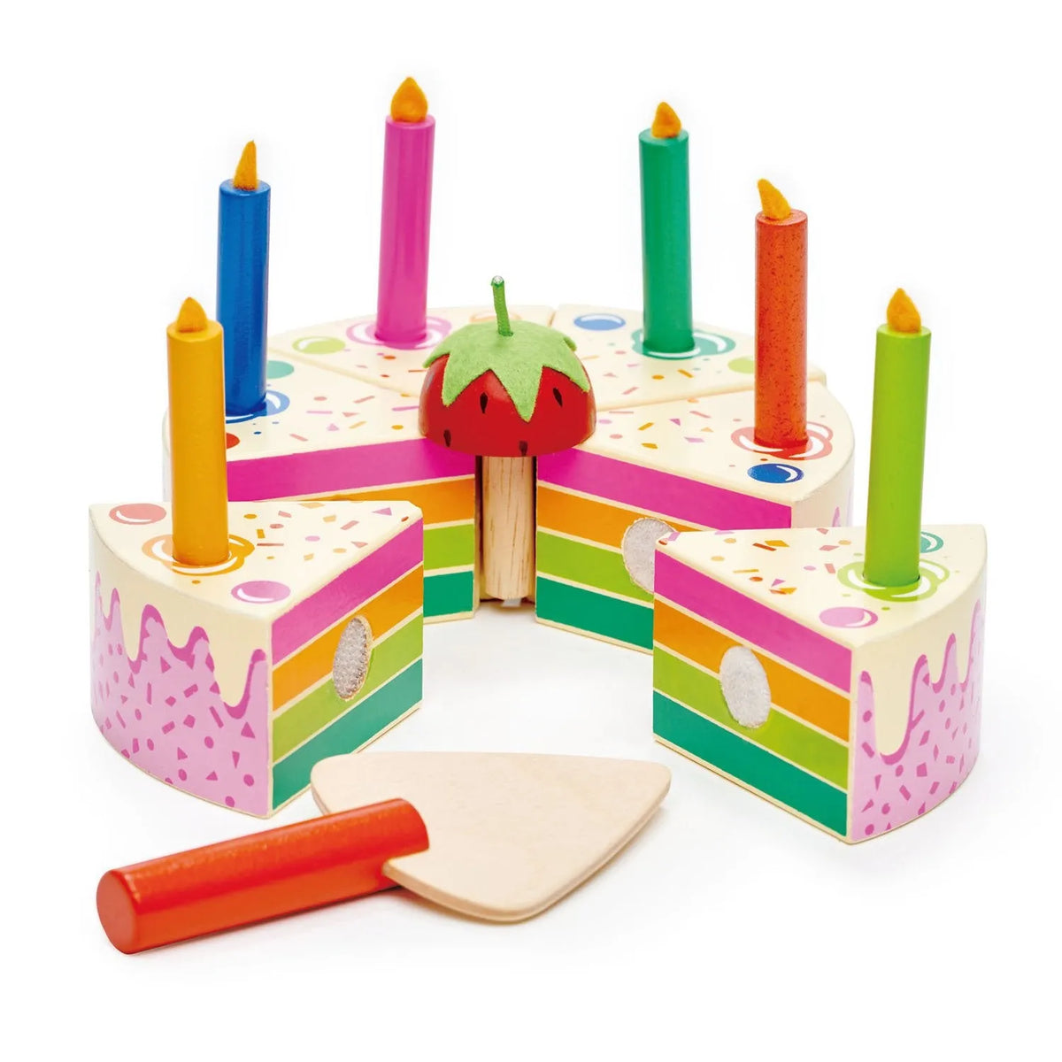 Tender Leaf Rainbow Birthday Cake-Tender Leaf Rainbow Birthday Cake