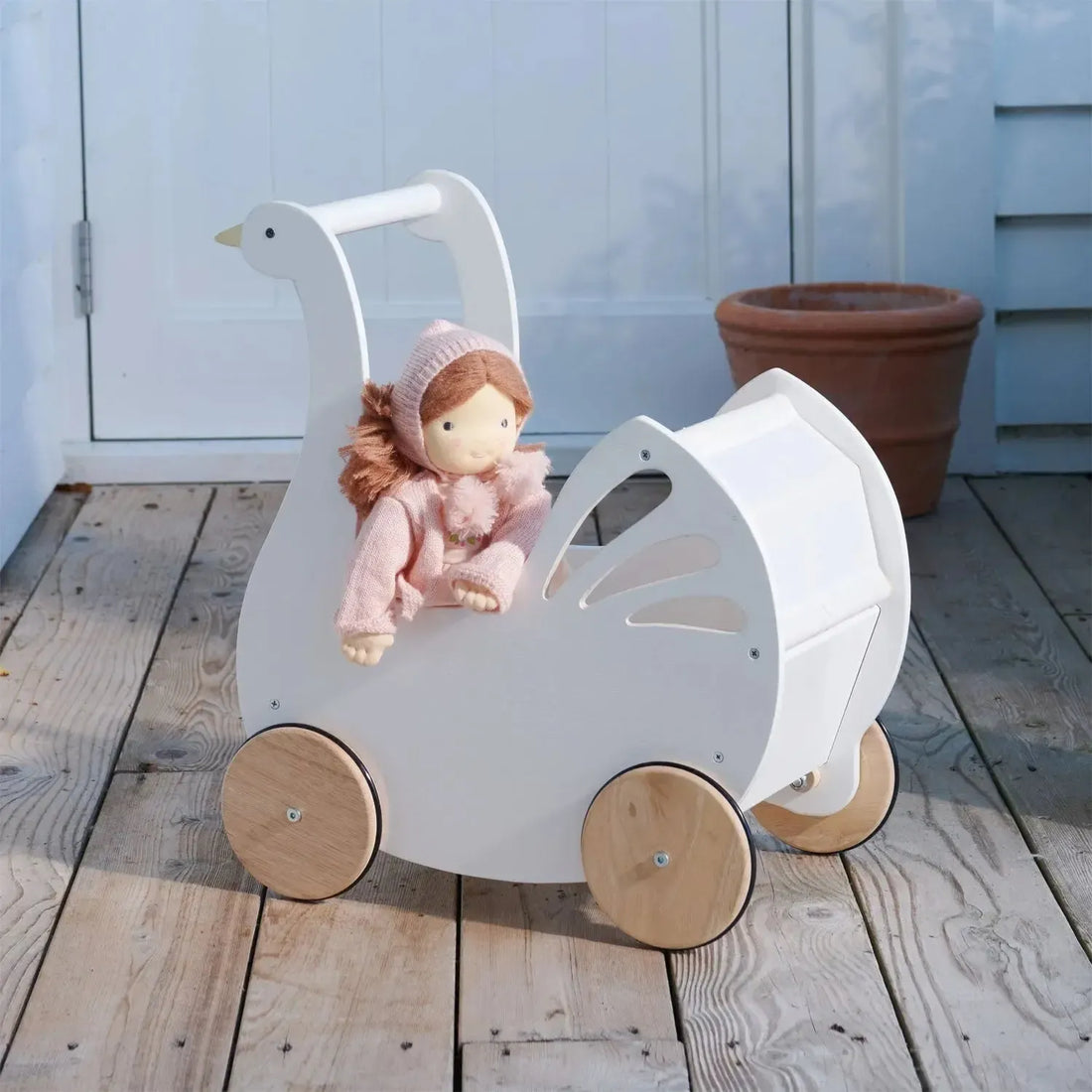 Tender Leaf Sweet Swan Pram-Tender Leaf Sweet Swan Pram