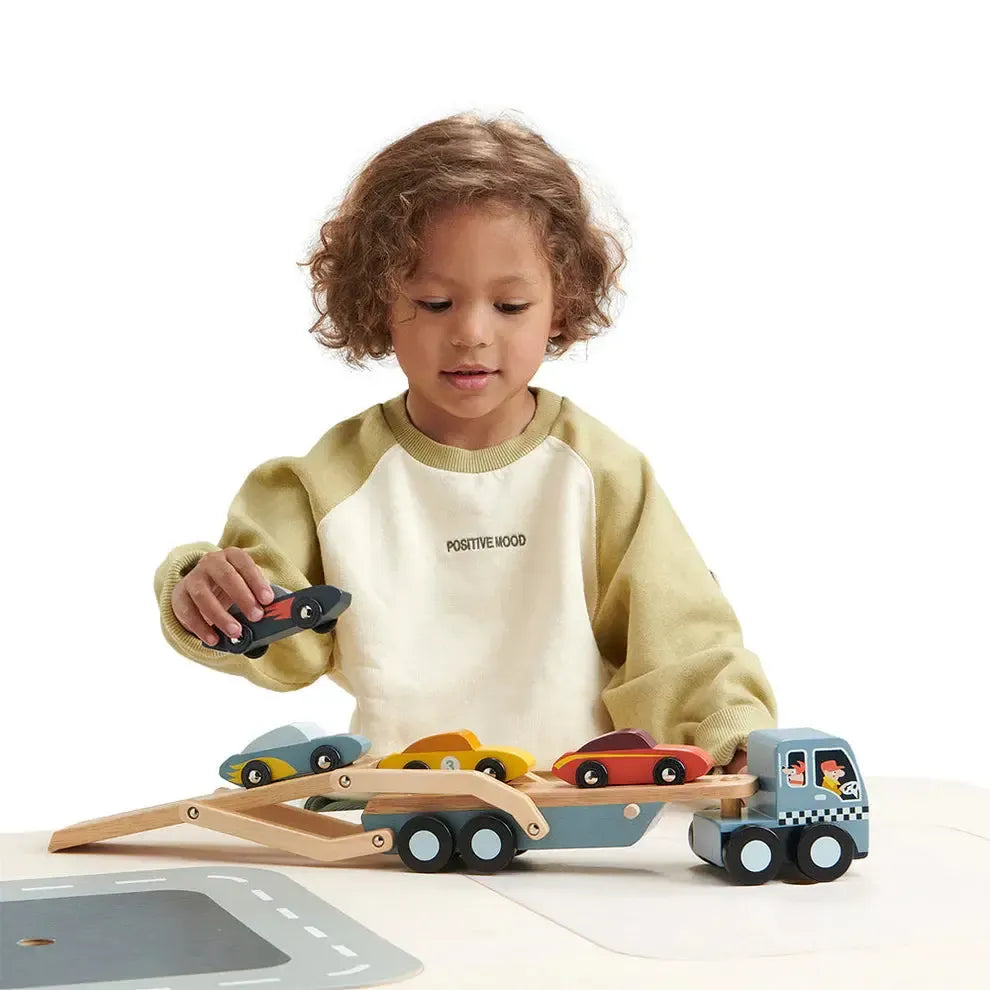 Tender Leaf Toys Car Transporter-Tender Leaf Toys Car Transporter