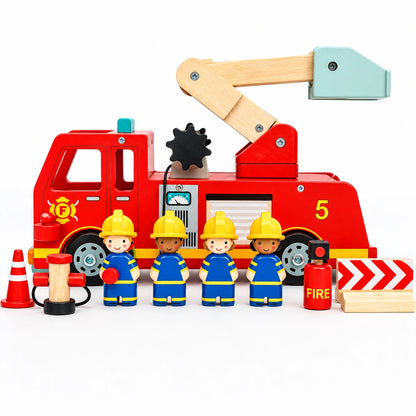 Tender Leaf Toys Fire Engine-Tender Leaf Toys Fire Engine