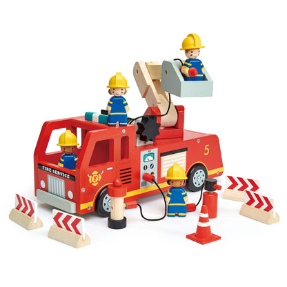 Tender Leaf Toys Fire Engine-Tender Leaf Toys Fire Engine