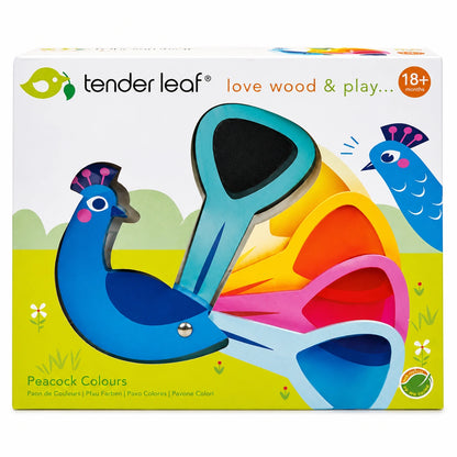 Tender Leaf Toys Peacock Colours-Tender Leaf Toys Peacock Colours
