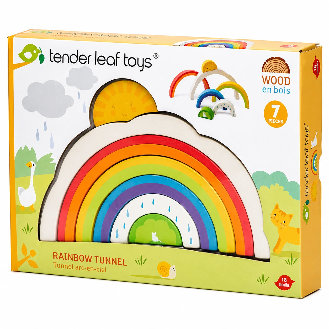Tender Leaf Toys Rainbow Tunnel-Tender Leaf Toys Rainbow Tunnel