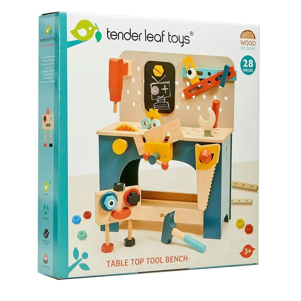 Tender Leaf Toys Table Top Tool Bench-Tender Leaf Toys Table Top Tool Bench