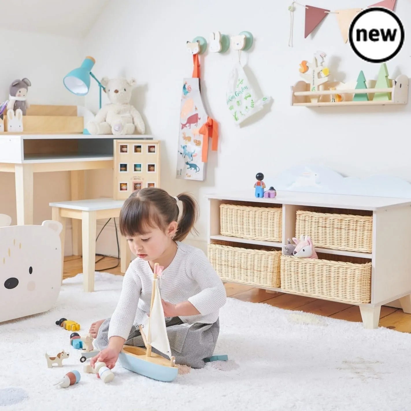 Tenderleaf Toys Bunny Storage Unit-Tenderleaf Toys Bunny Storage Unit