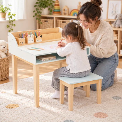 Tenderleaf Toys Desk and Chair-Tenderleaf Toys Desk and Chair
