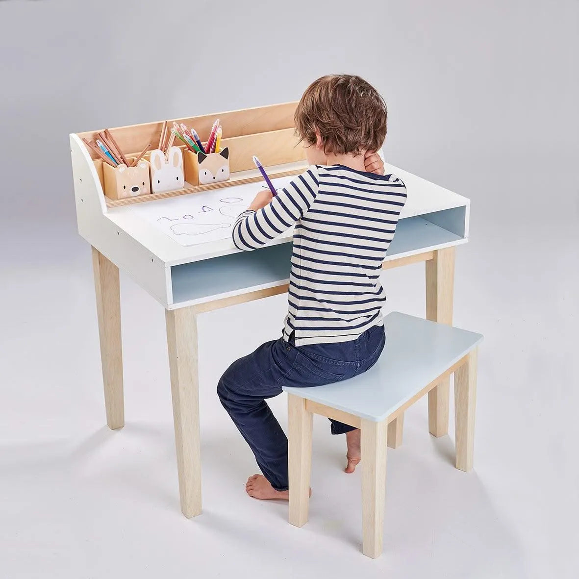 Tenderleaf Toys Desk and Chair-Tenderleaf Toys Desk and Chair