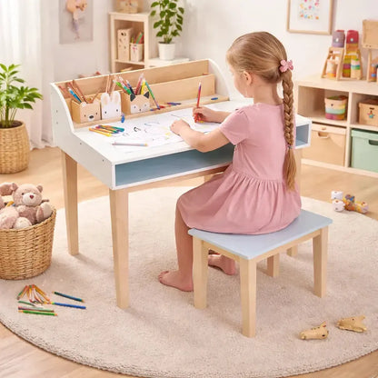 Tenderleaf Toys Desk and Chair-Tenderleaf Toys Desk and Chair