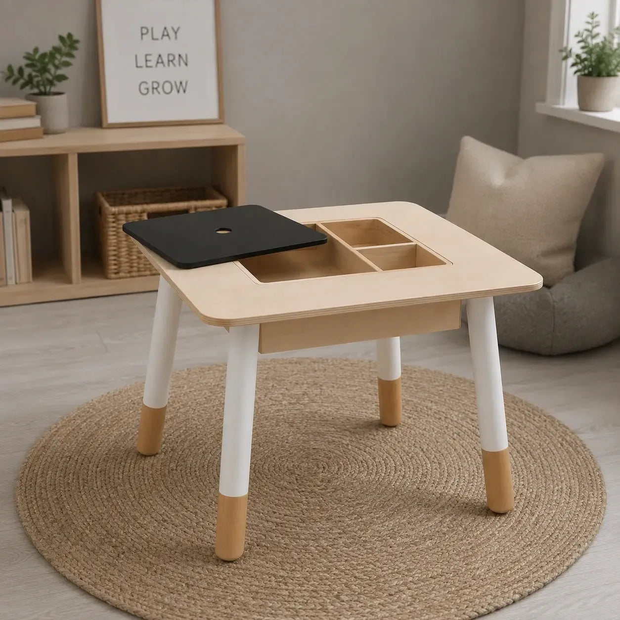 Tenderleaf Toys Forest Table And Chairs-Tenderleaf Toys Forest Table And Chairs