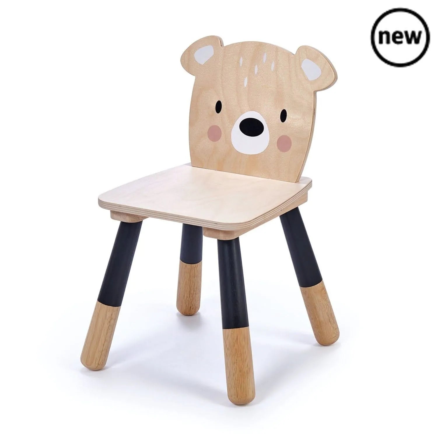 Tenderleaf Toys Wooden Forest Bear Chair-Tenderleaf Toys Wooden Forest Bear Chair