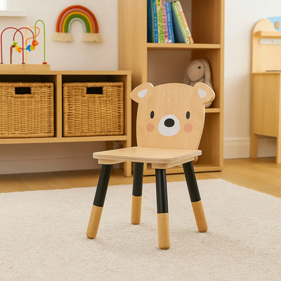 Tenderleaf Toys Wooden Forest Bear Chair-Tenderleaf Toys Wooden Forest Bear Chair