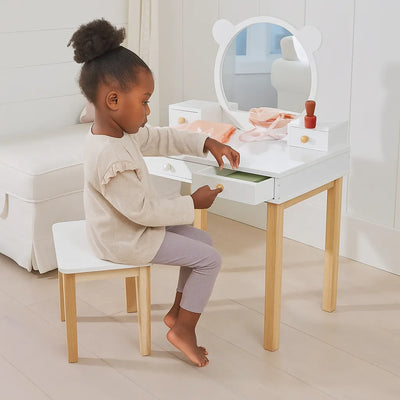 Tenderleaf Toys Wooden Forest Dressing Table-Tenderleaf Toys Wooden Forest Dressing Table