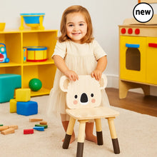 Tenderleaf Toys Wooden Forest Koala Chair-Tenderleaf Toys Wooden Forest Koala Chair