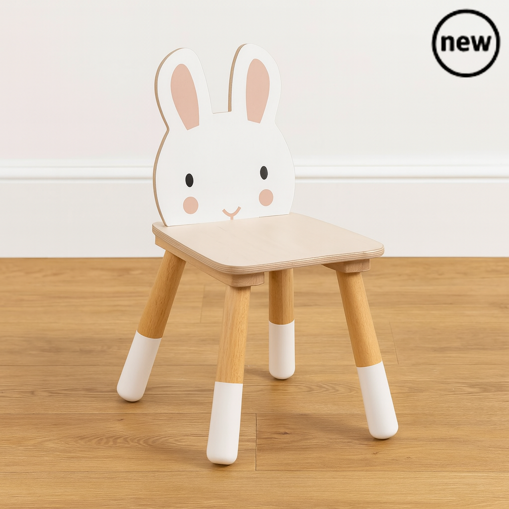 Tenderleaf Toys Wooden Forest Rabbit Chair-Tenderleaf Toys Wooden Forest Rabbit Chair