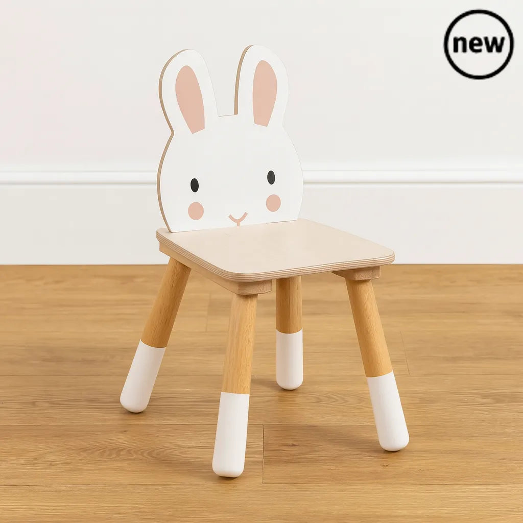 Tenderleaf Toys Wooden Forest Rabbit Chair-Tenderleaf Toys Wooden Forest Rabbit Chair