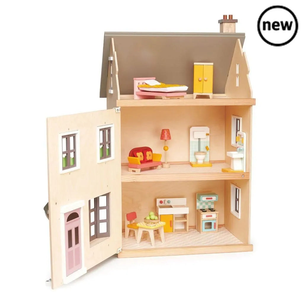 Tenderleaf Toys Wooden Foxtail Villa-Tenderleaf Toys Wooden Foxtail Villa