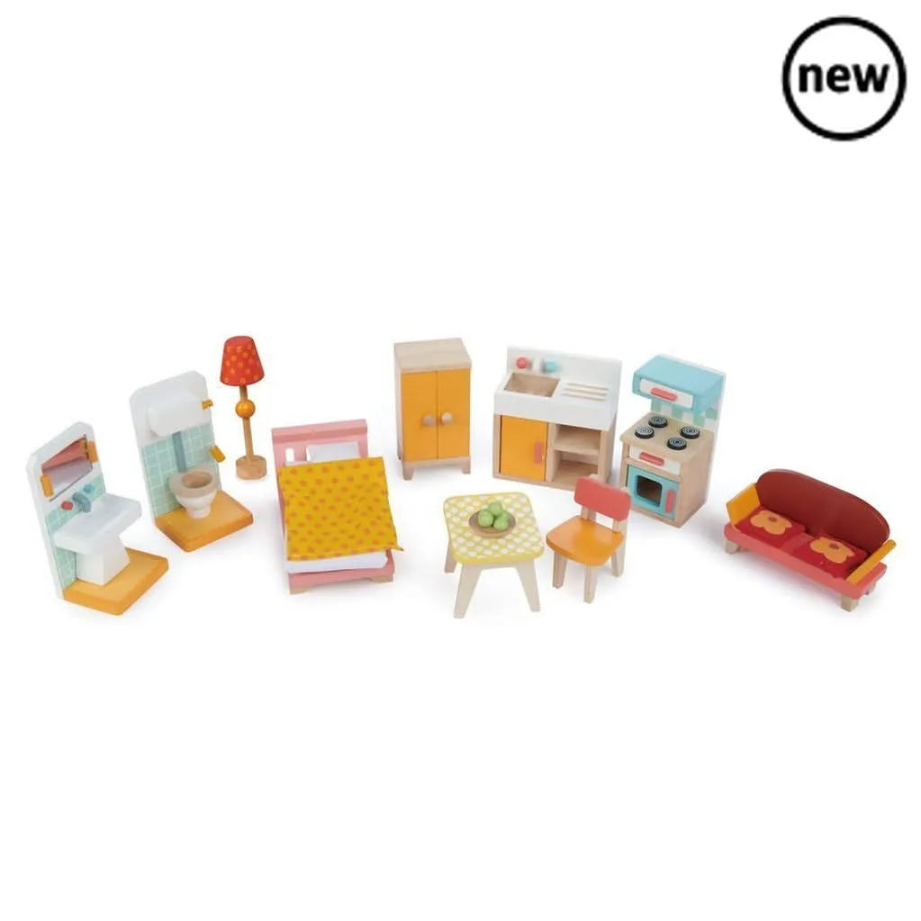 Tenderleaf Toys Wooden Foxtail Villa-Tenderleaf Toys Wooden Foxtail Villa