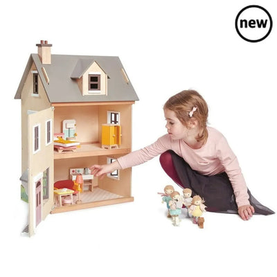Tenderleaf Toys Wooden Foxtail Villa-Tenderleaf Toys Wooden Foxtail Villa