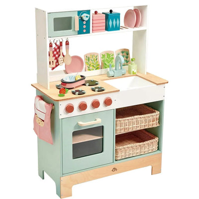 Tenderleaf Toys Wooden Kitchen Range-Tenderleaf Toys Wooden Kitchen Range