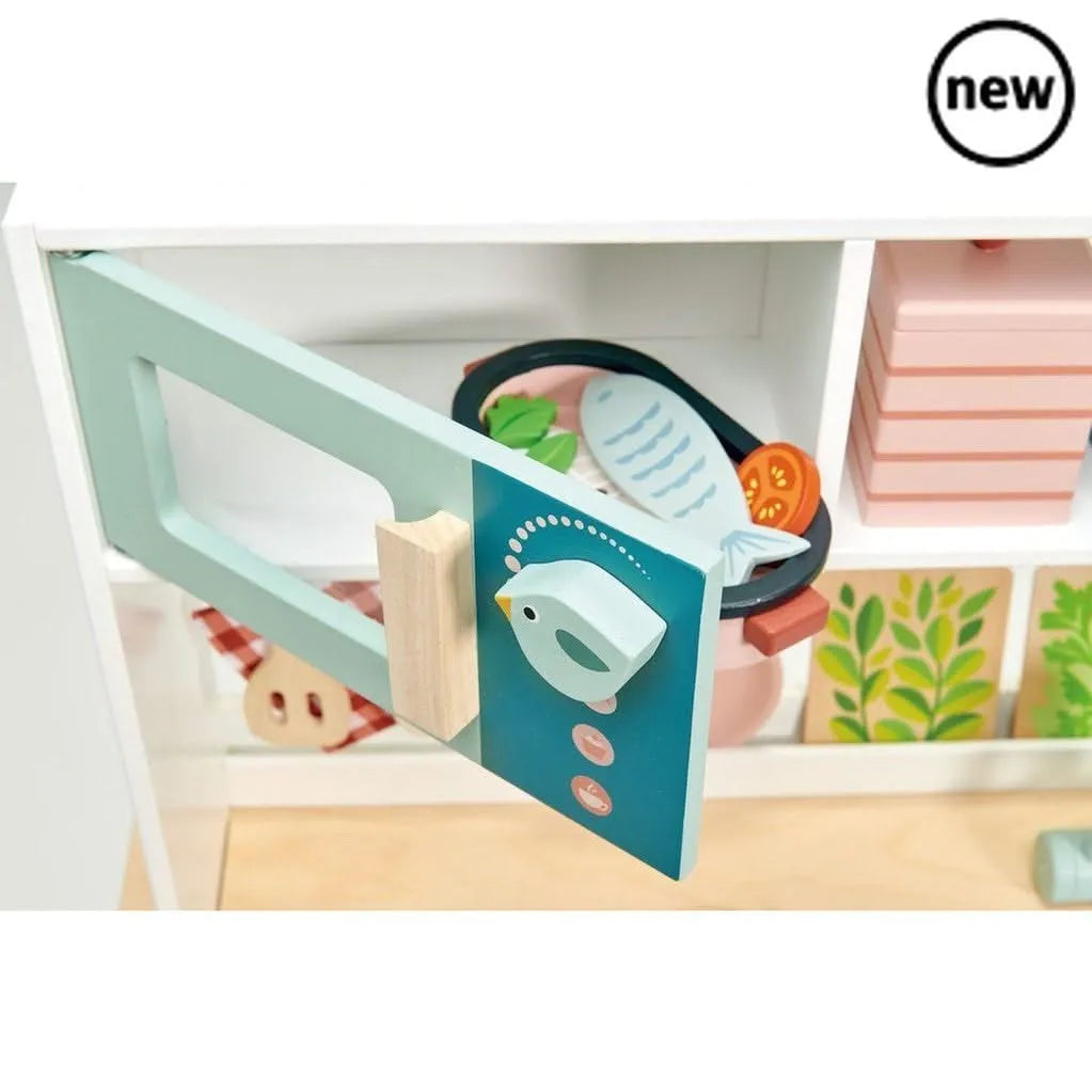 Tenderleaf Toys Wooden Kitchen Range-Tenderleaf Toys Wooden Kitchen Range