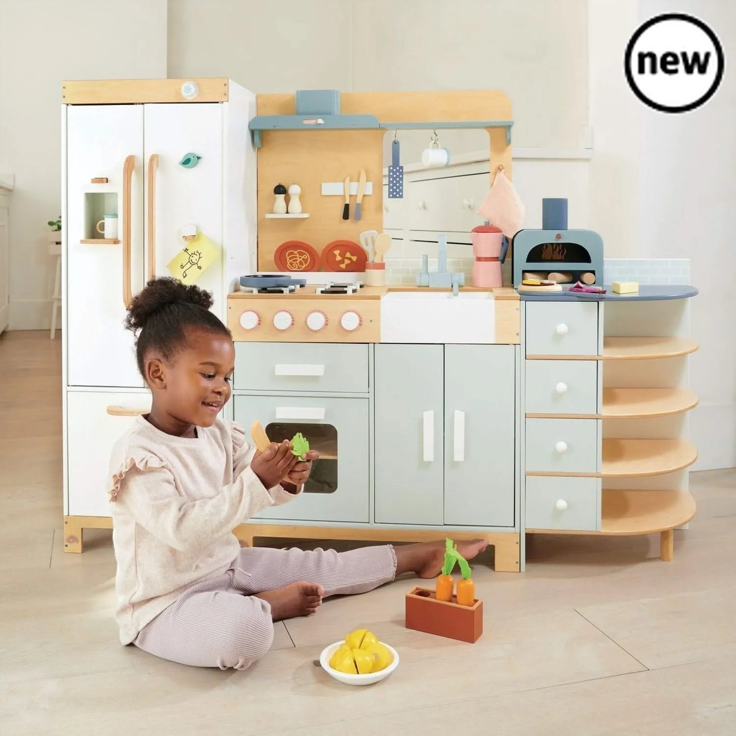 Tenderleaf Toys Wooden La Fiamma Grand Kitchen-Tenderleaf Toys Wooden La Fiamma Grand Kitchen