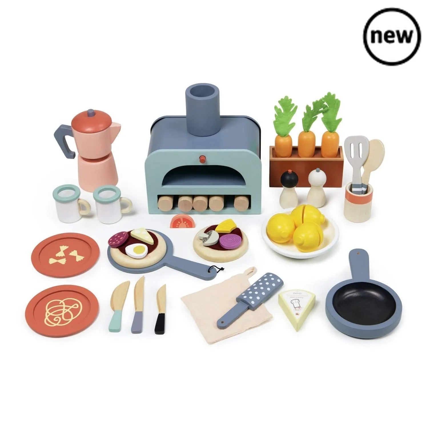 Tenderleaf Toys Wooden La Fiamma Grand Kitchen-Tenderleaf Toys Wooden La Fiamma Grand Kitchen