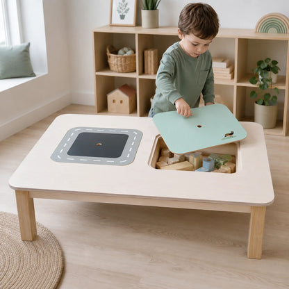Tenderleaf Toys Wooden Large Play Table-Tenderleaf Toys Wooden Large Play Table