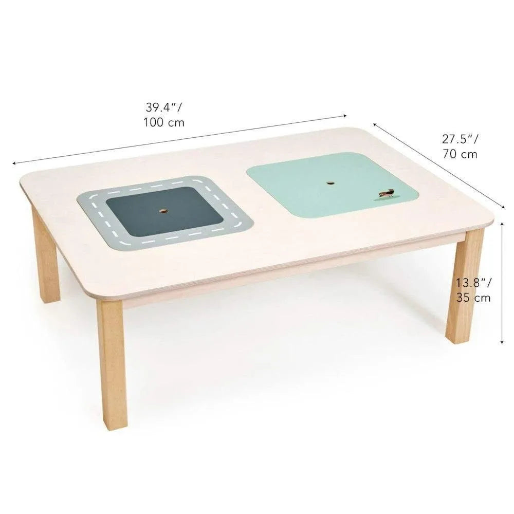 Tenderleaf Toys Wooden Large Play Table-Tenderleaf Toys Wooden Large Play Table