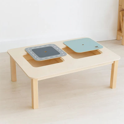 Tenderleaf Toys Wooden Large Play Table-Tenderleaf Toys Wooden Large Play Table