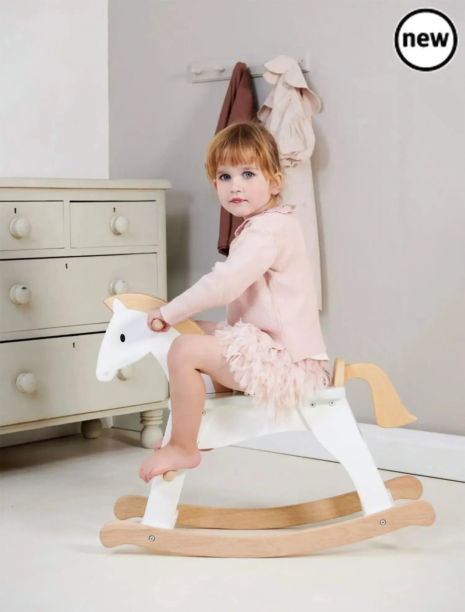 Tenderleaf Toys Wooden Lucky Rocking Horse-Tenderleaf Toys Wooden Lucky Rocking Horse