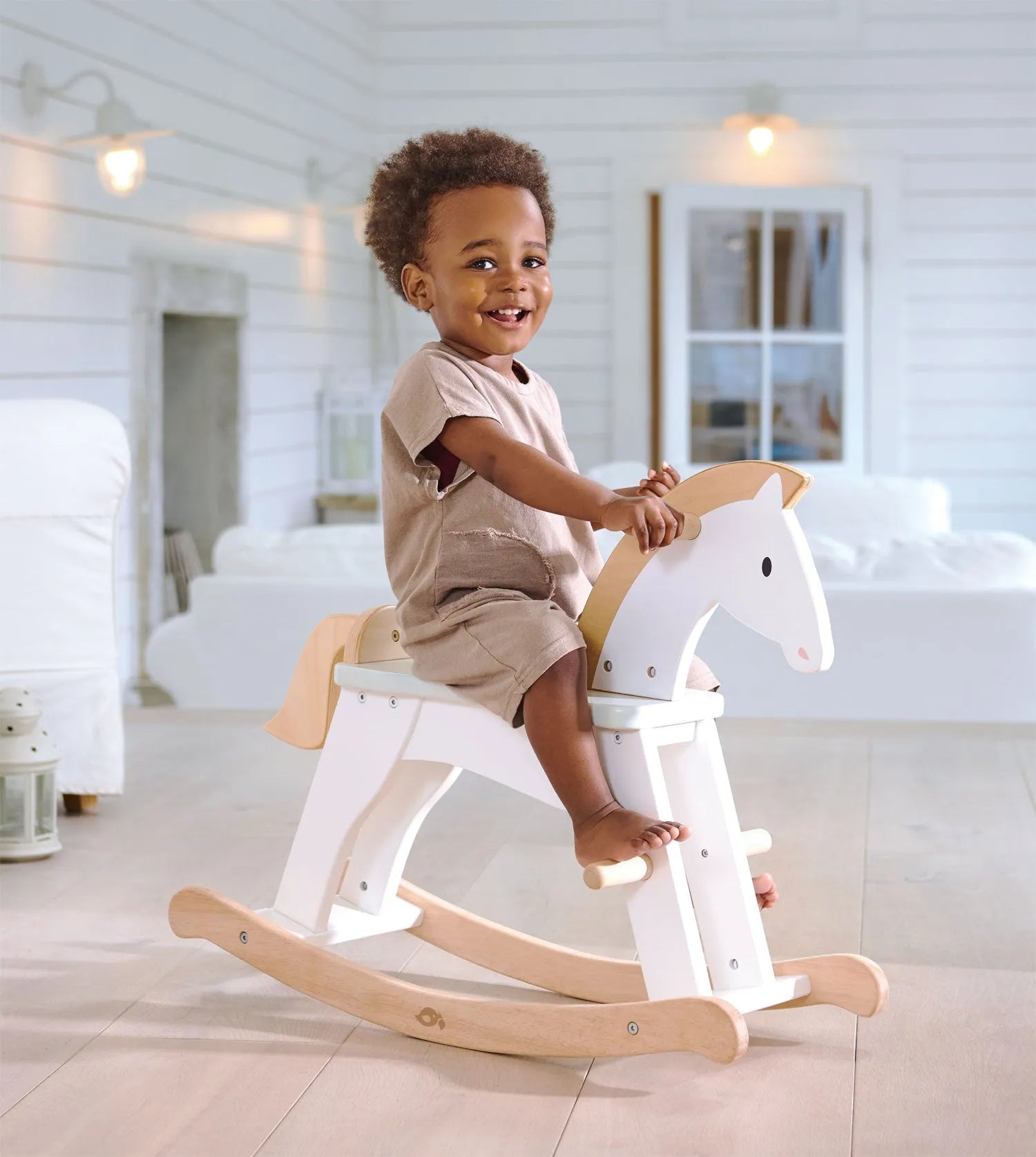 Tenderleaf Toys Wooden Lucky Rocking Horse-Tenderleaf Toys Wooden Lucky Rocking Horse