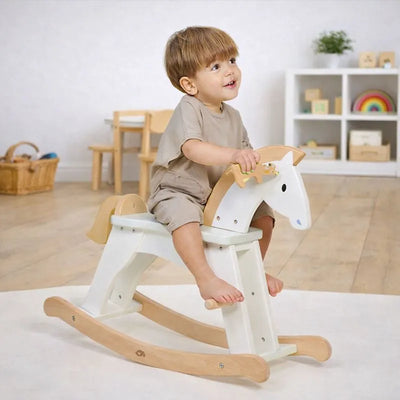 Tenderleaf Toys Wooden Lucky Rocking Horse-Tenderleaf Toys Wooden Lucky Rocking Horse