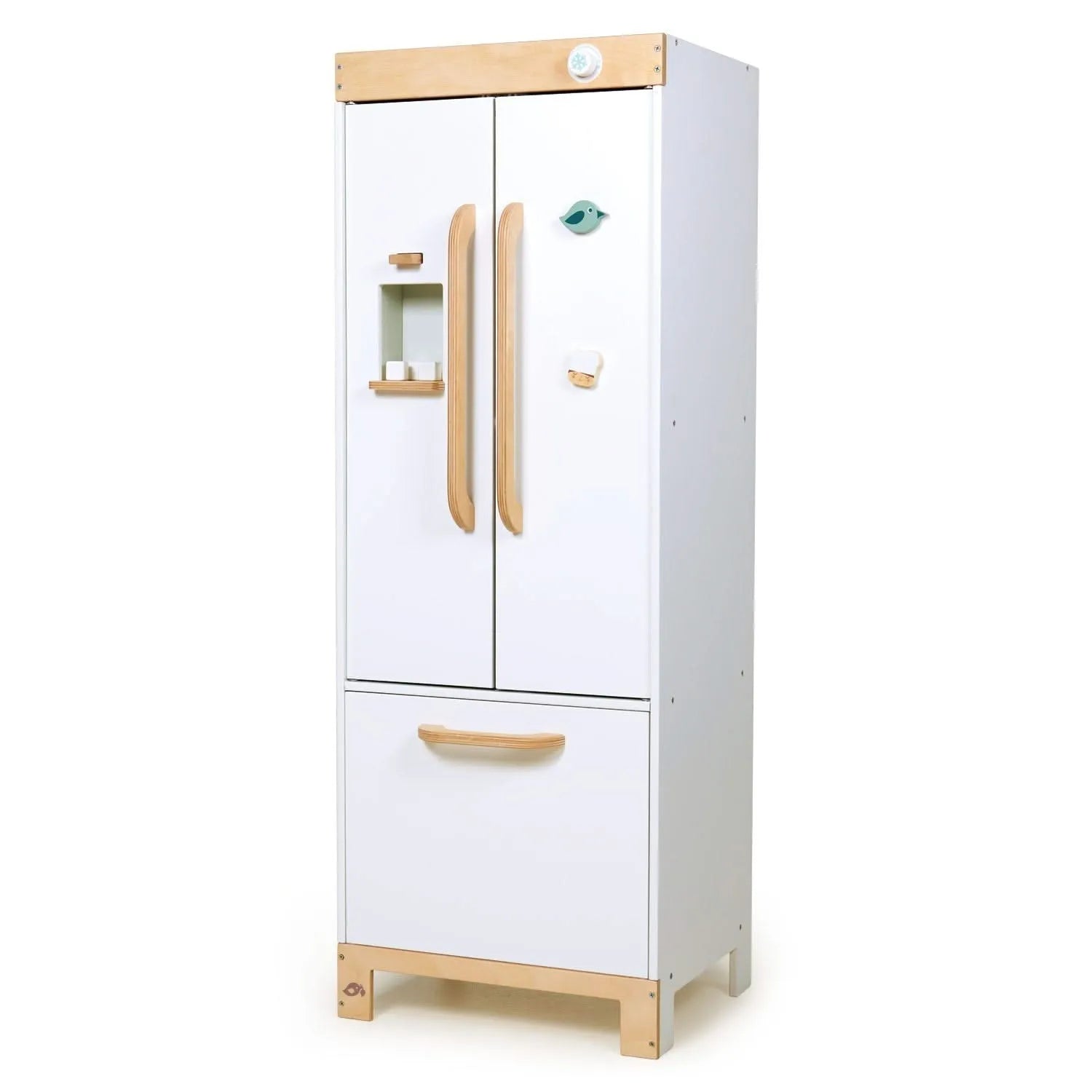 Tenderleaf Toys Wooden Refrigerator-Tenderleaf Toys Wooden Refrigerator
