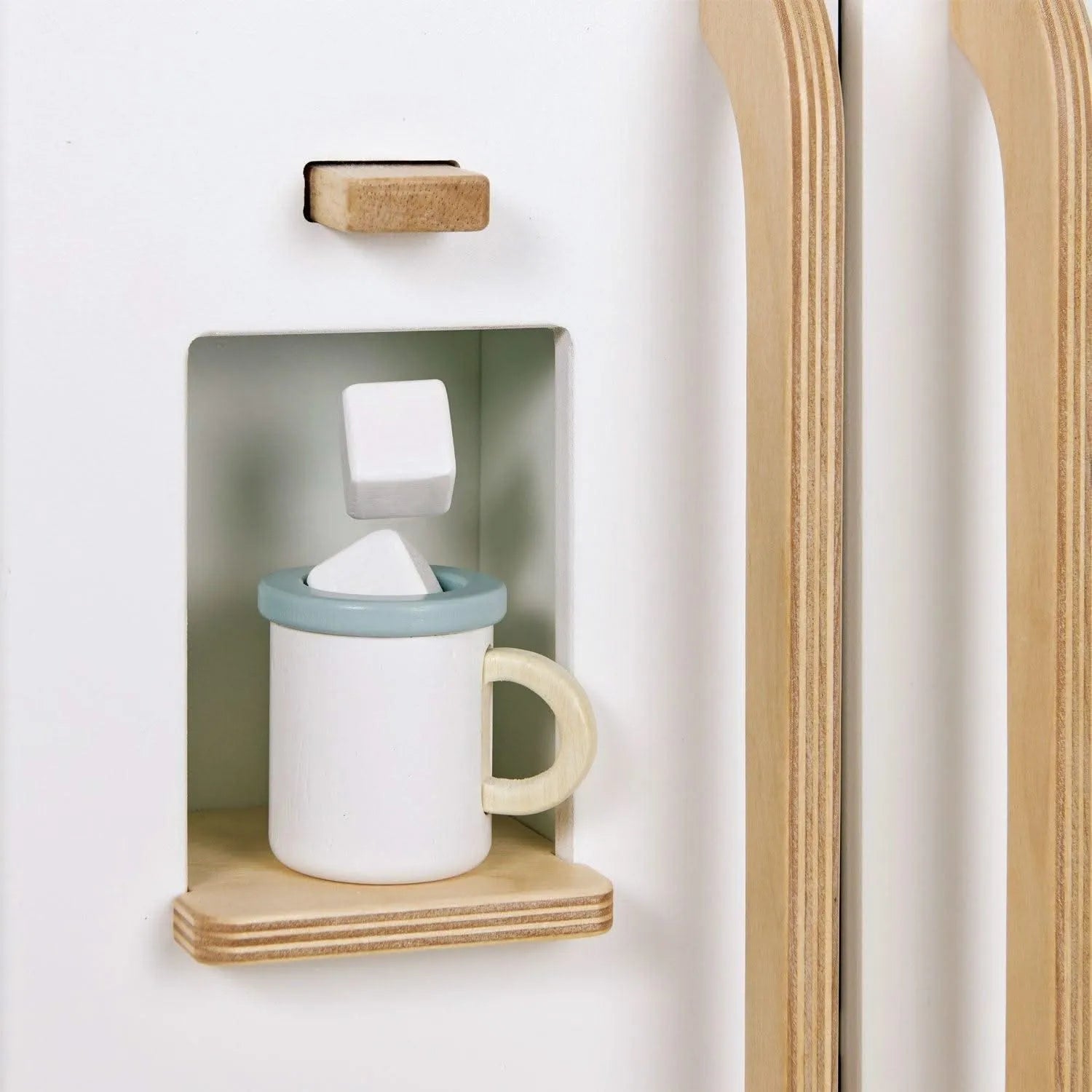 Tenderleaf Toys Wooden Refrigerator-Tenderleaf Toys Wooden Refrigerator