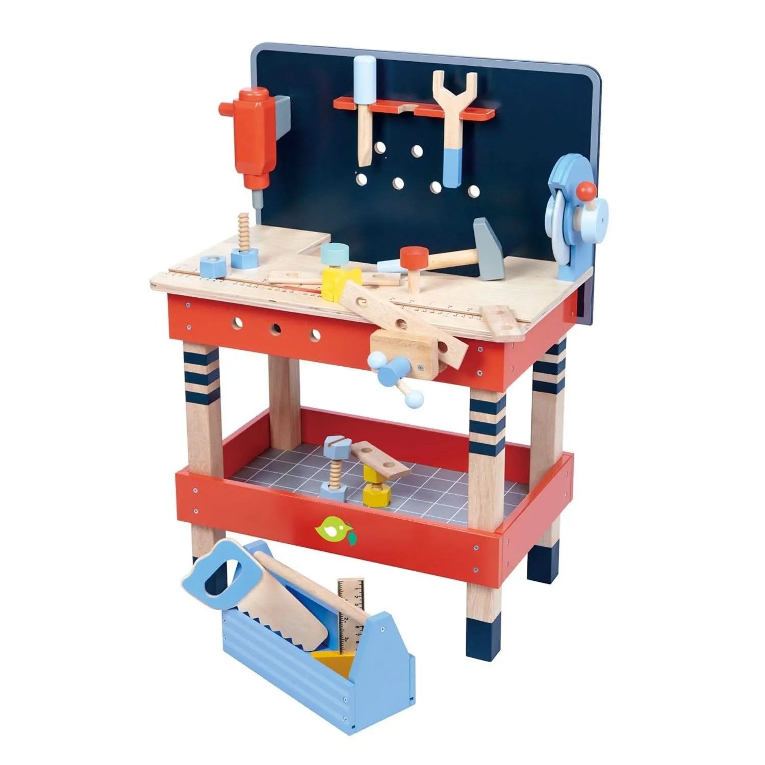 Tenderleaf Toys Wooden Tool Bench-Tenderleaf Toys Wooden Tool Bench