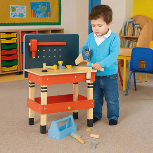 Tenderleaf Toys Wooden Tool Bench-Tenderleaf Toys Wooden Tool Bench