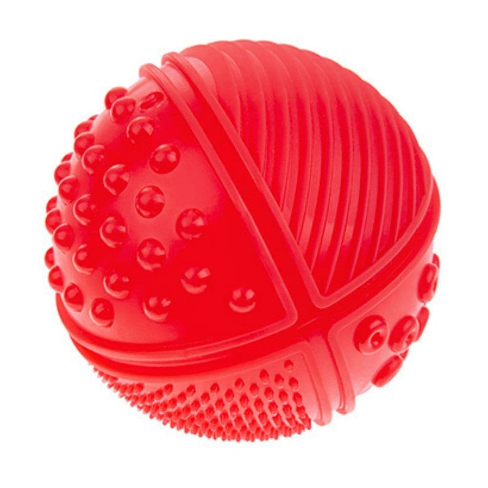 Textured Sensory Ball, The Textured Sensory Ball is a multi-faceted toy designed to provide various sensory experiences and benefits. Here's a breakdown of its features and advantages: Multiple Textures: With four different textures, this ball provides a rich tactile experience that can engage a child's sense of touch, thereby helping in sensory integration. Motor Skill Development: The various textures promote the development of fine motor skills, particularly in the hands and fingers, which are essential 