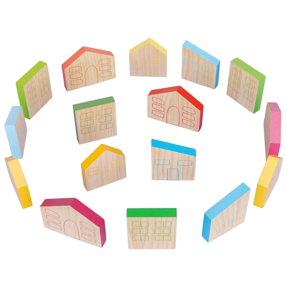 The Freckled Frog Colourful Houses-The Freckled Frog Colourful Houses