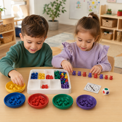 Three Bear Family Sort Pattern and Play classroom image