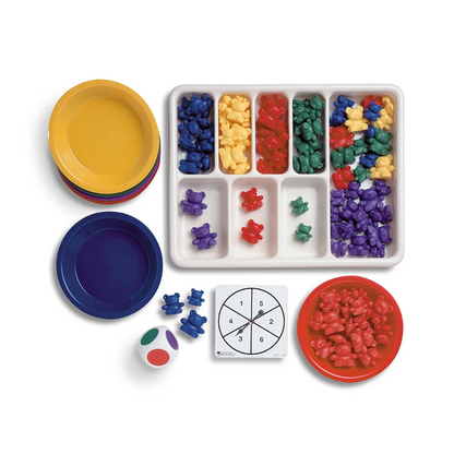 Three Bear Family Sort, Pattern & Play Activity Set educational learning resource