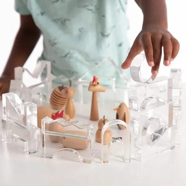 TickiT Clear Crystal Block Set-TickiT Clear Crystal Block Set