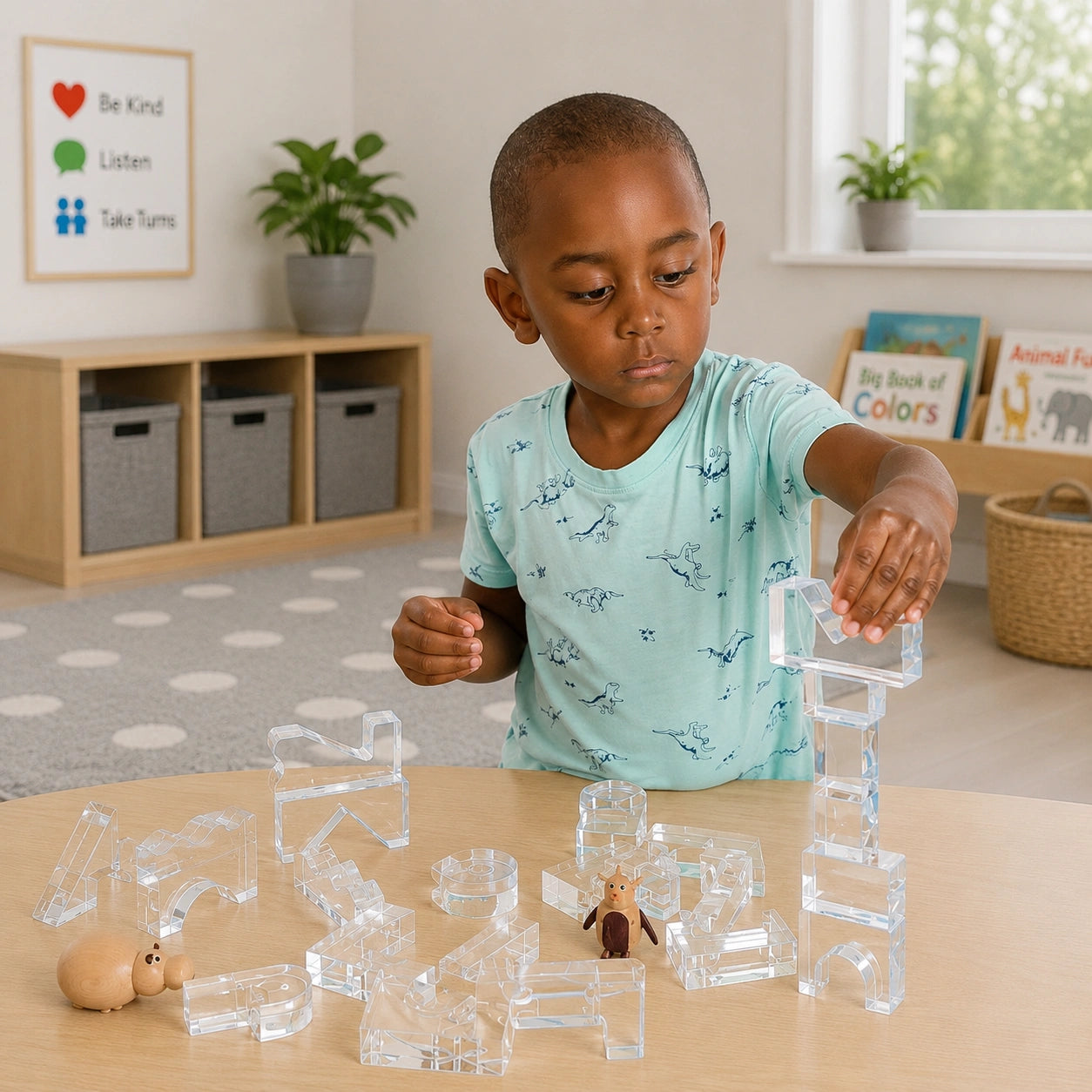 TickiT Clear Crystal Block Set-TickiT Clear Crystal Block Set