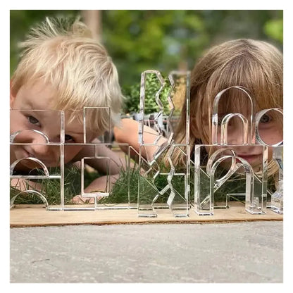 TickiT Clear Crystal Block Set-TickiT Clear Crystal Block Set
