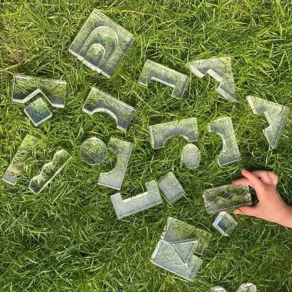 TickiT Clear Crystal Block Set-TickiT Clear Crystal Block Set