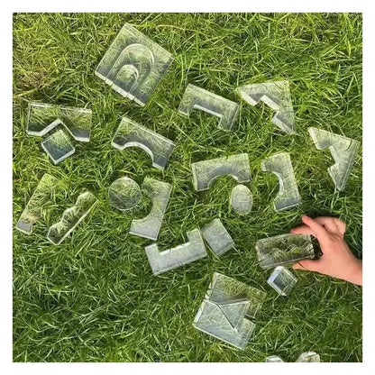 TickiT Clear Crystal Block Set-TickiT Clear Crystal Block Set