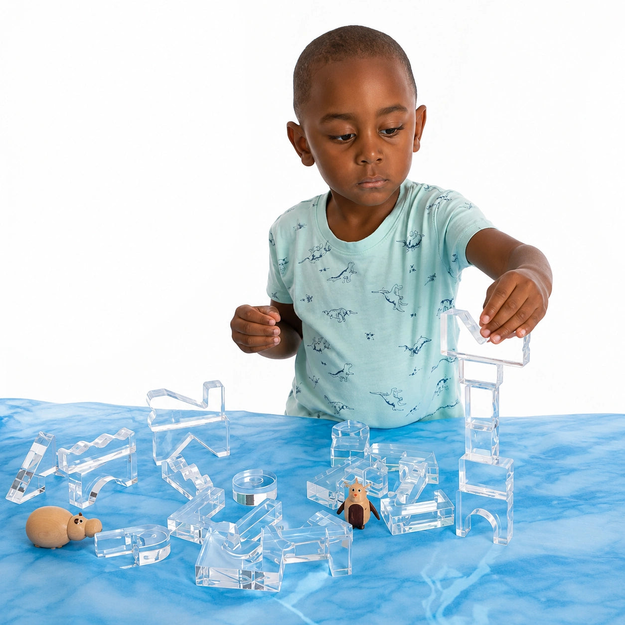 TickiT Clear Crystal Block Set-TickiT Clear Crystal Block Set