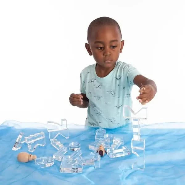 TickiT Clear Crystal Block Set-TickiT Clear Crystal Block Set