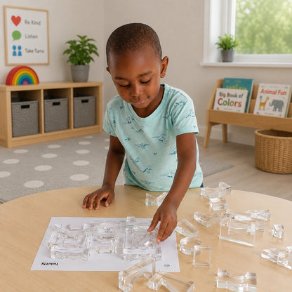 TickiT Clear Crystal Block Set-TickiT Clear Crystal Block Set