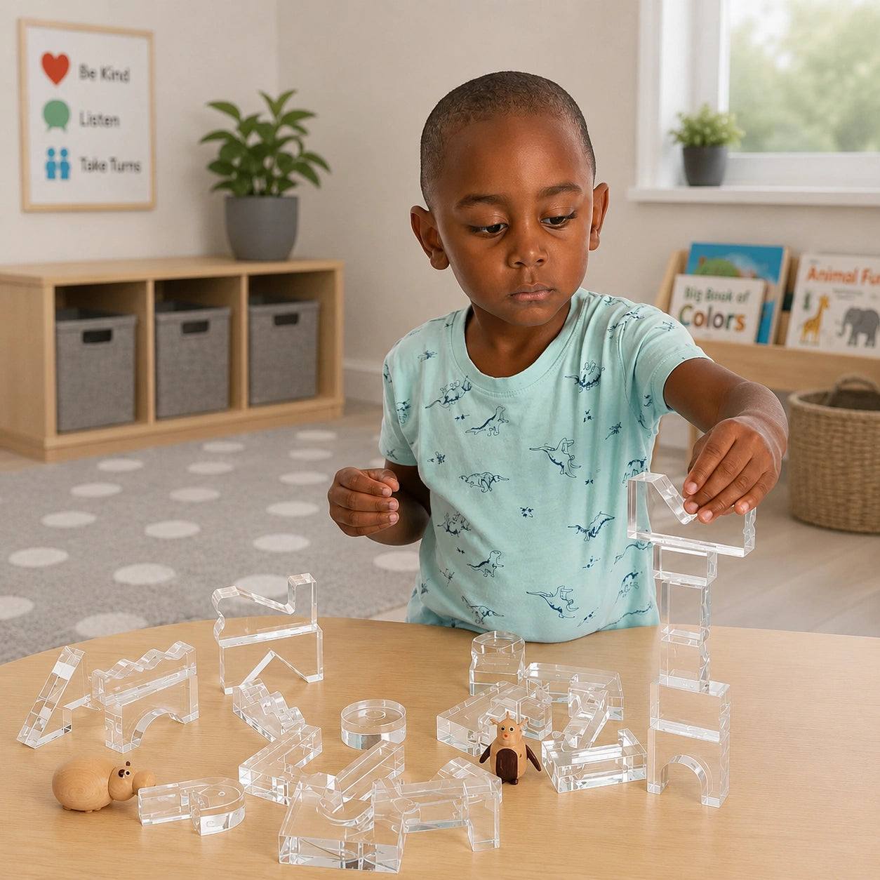 TickiT Clear Crystal Block Set-TickiT Clear Crystal Block Set
