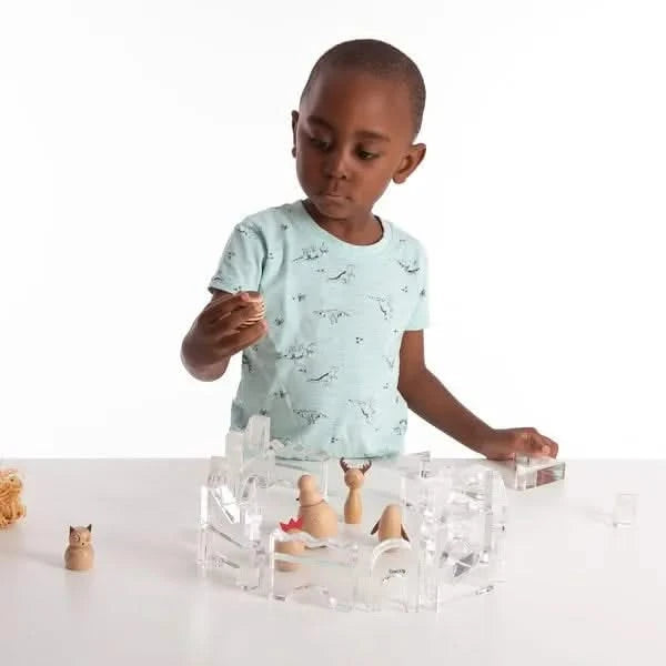 TickiT Clear Crystal Block Set-TickiT Clear Crystal Block Set